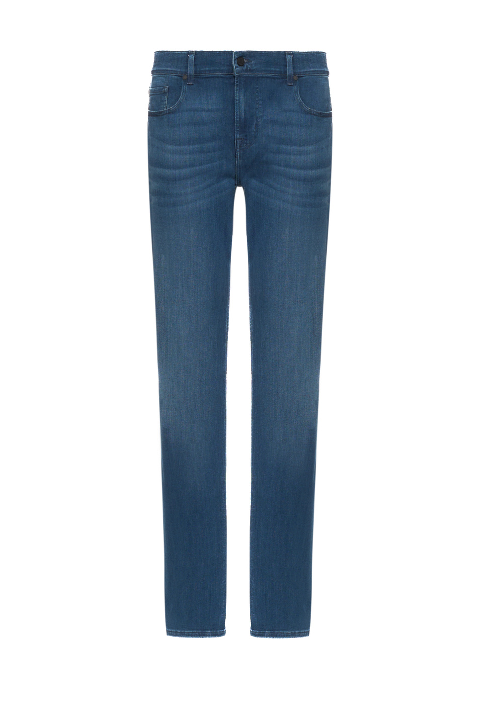 Джинсы из смесового хлопка|Основной цвет:Синий Мужской 7 for all Mankind Джинсы из смесового хлопка (цвет ), артикул 7T519A23 | Фото 1