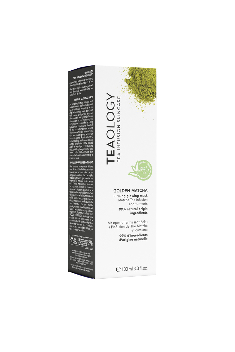 Не имеет пола Teaology Укрепляющая маска для лица, придающая коже сияние с настоем чая матча и турмериком Golden Matcha, 100 мл (цвет ), артикул T50510 | Фото 3