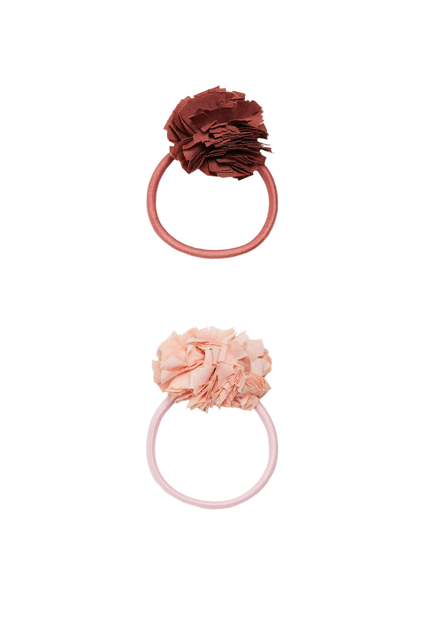 Набор резинок CARRAL с декором|Основной цвет:Розовый|Артикул:37064055 | Фото 1