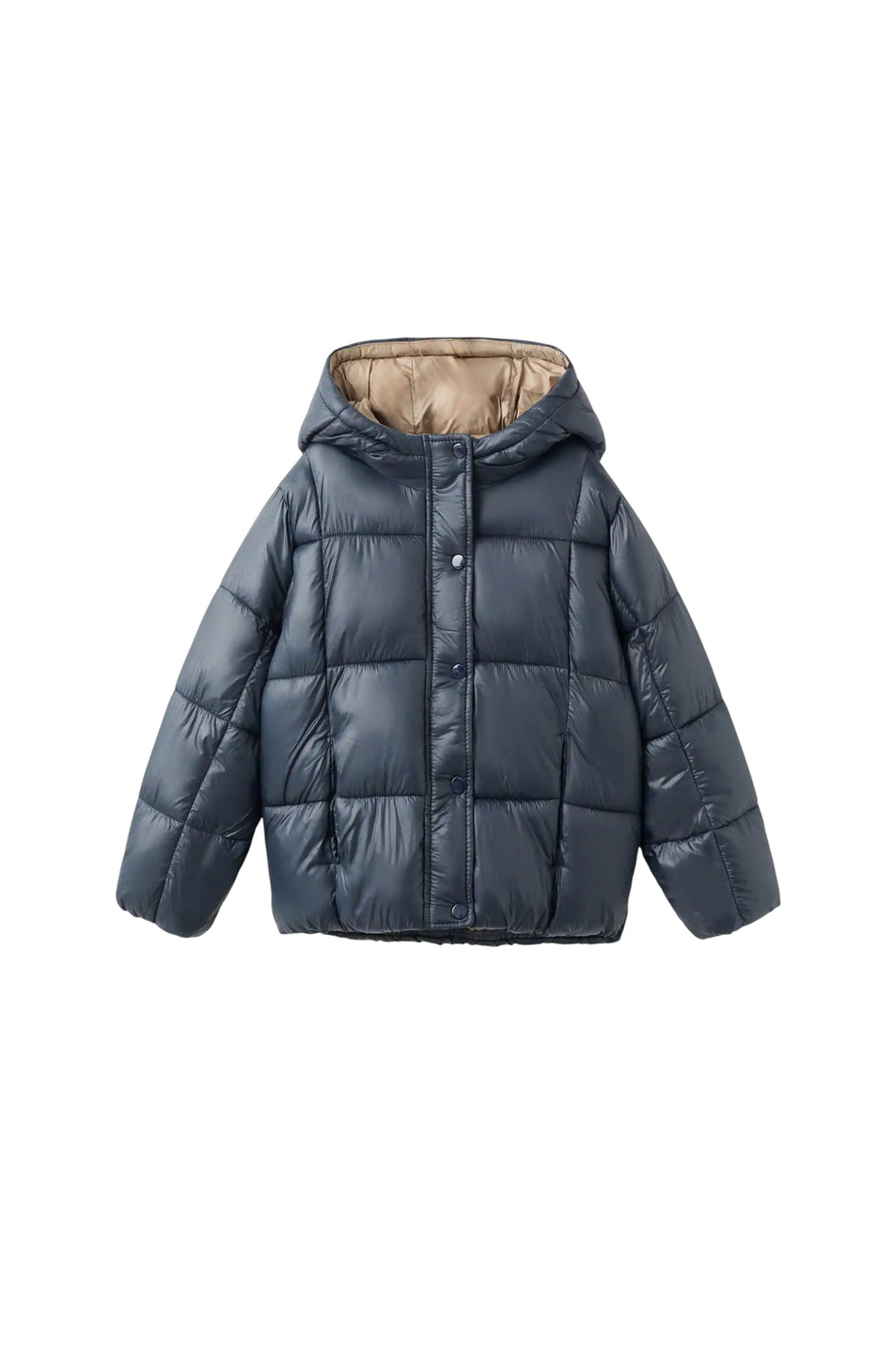 Куртка CESCA с капюшоном|Основной цвет:Синий Девочкам Mango Kids Куртка CESCA с капюшоном (цвет ), артикул 17024776 | Фото 1