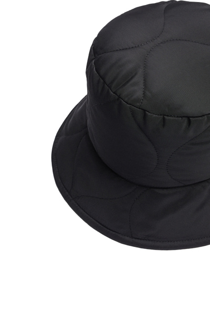 Стеганая шляпа|Основной цвет:Черный|Артикул:190832 | Фото 2