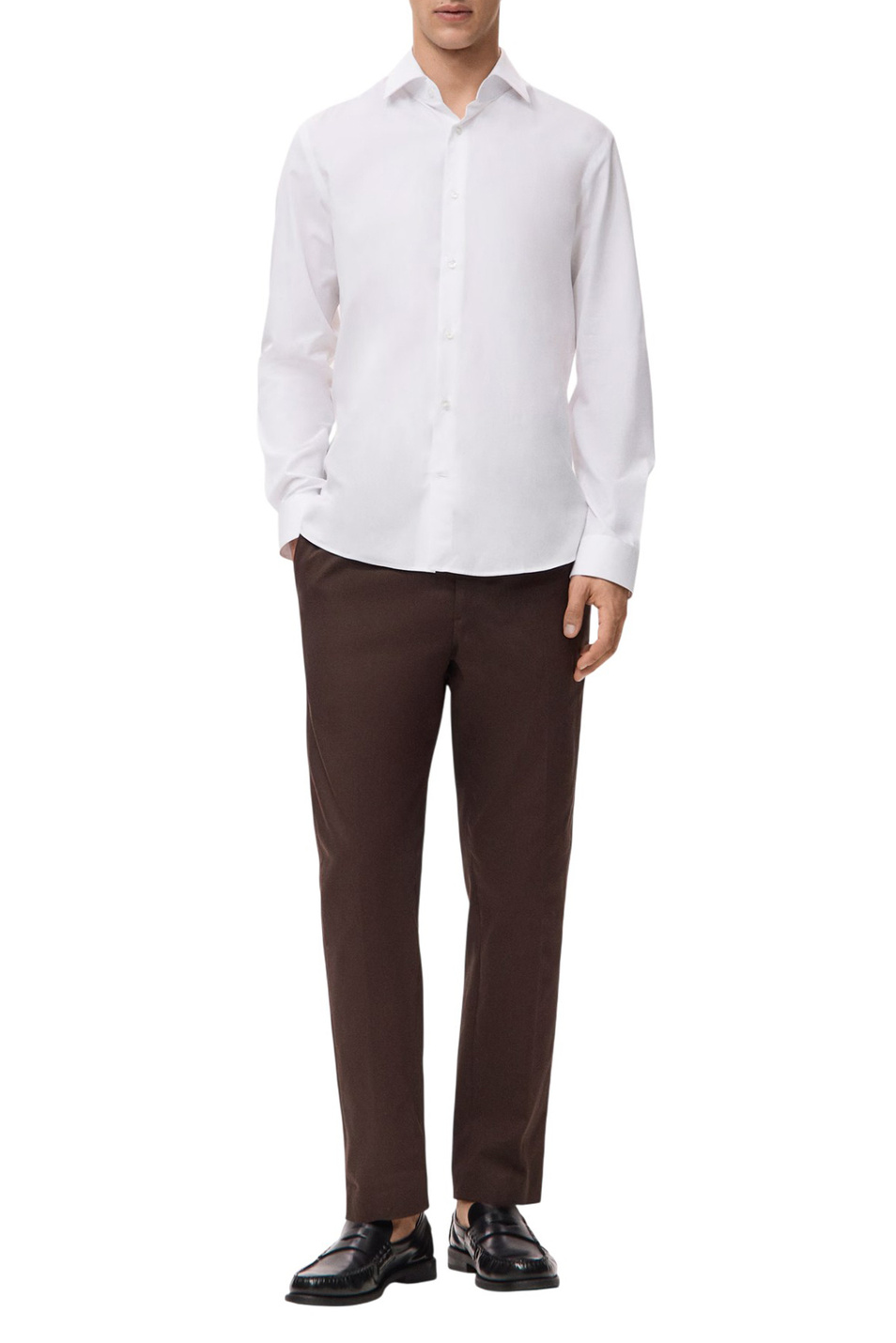 Мужской Mango Man Рубашка PLAY из хлопка (цвет ), артикул 27091290 | Фото 2