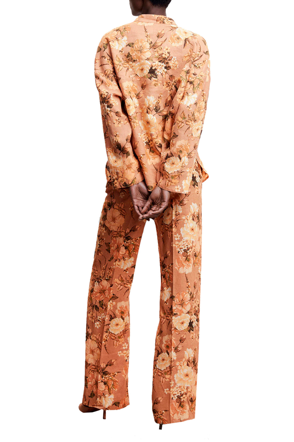 Женский Mango Блузка AMALFI из чистого льна (цвет ), артикул 47017108 | Фото 4
