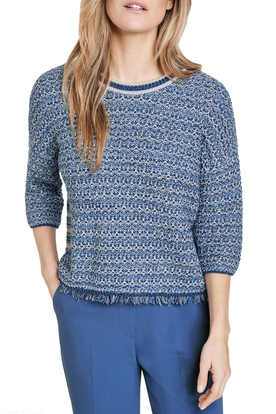 Женский Gerry Weber Джемпер с рукавами 3/4 (цвет ), артикул 171030-35710 | Фото 4