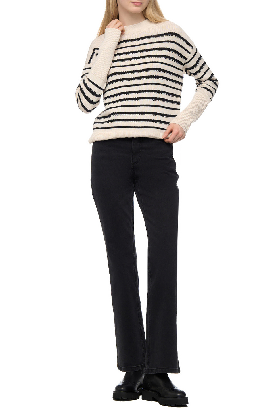 Женский Gerry Weber Джинсы из эластичного хлопка (цвет ), артикул 420035-31626 | Фото 2