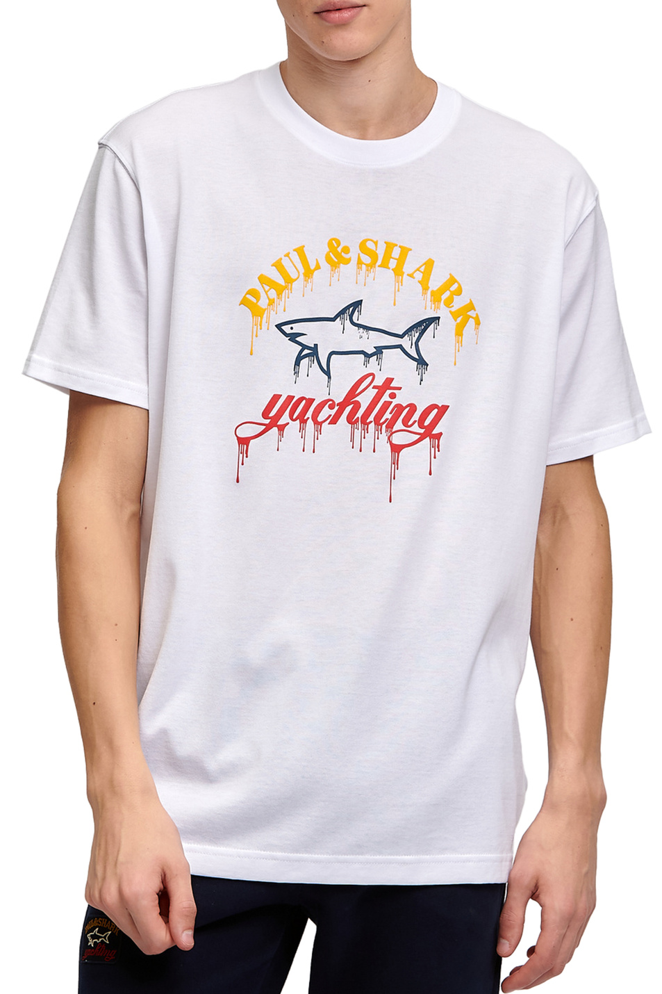 Мужской Paul & Shark Футболка из натурального хлопка (цвет ), артикул A20P1603 | Фото 3