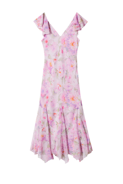 Платье MOLLY с оборками|Основной цвет:Розовый|Артикул:47005885 | Фото 1