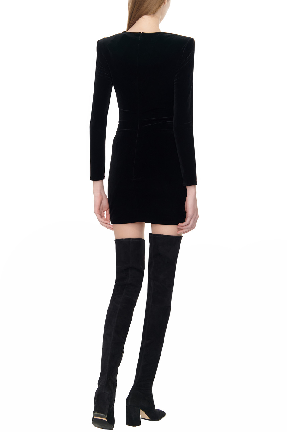 Женский Elisabetta Franchi Платье с логотипом (цвет ), артикул AB48337E2 | Фото 3