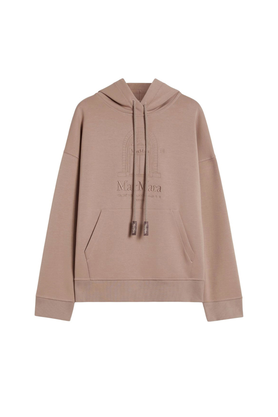 Худи ANDREA с логотипом|Основной цвет:Бежевый Женский Max Mara Худи ANDREA с логотипом (цвет ), артикул 2619921021 | Фото 1