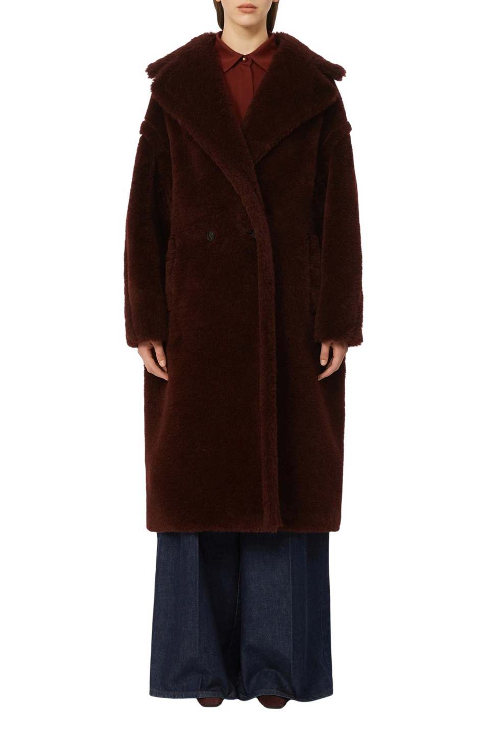 Женский Max Mara Пальто TEDGIRL из смесовой пряжи альпаки (цвет ), артикул 2521016052 | Фото 3