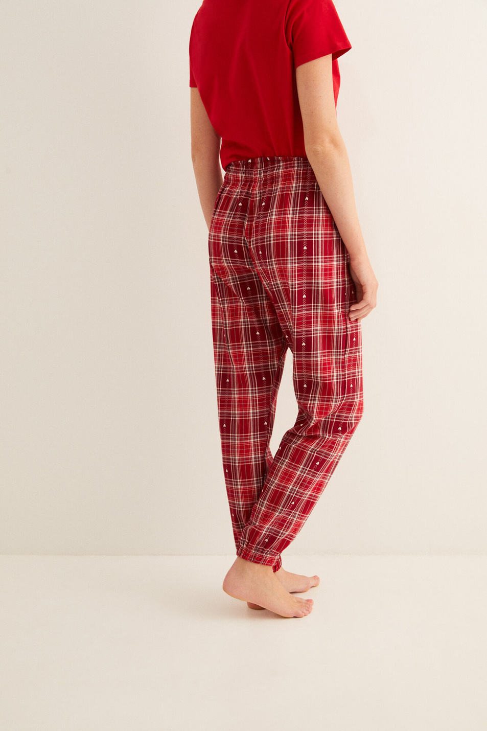 Женский Women'secret Фланелевые пижамные штаны в клетку (цвет ), артикул 3708330 | Фото 3
