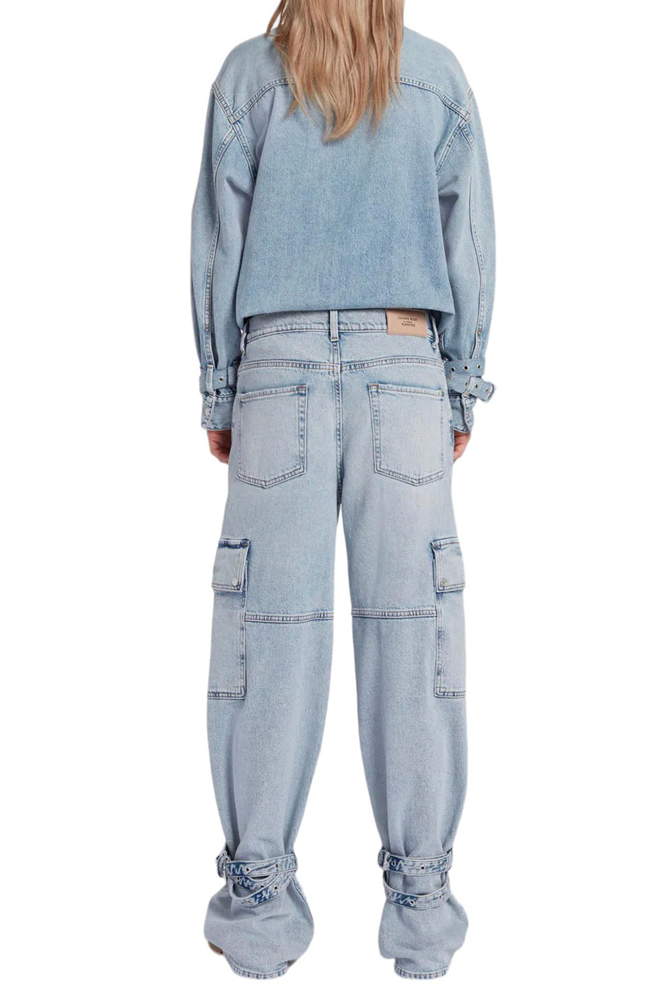 Женский 7 for all Mankind Джинсы THE BELTED из эластичного хлопка (цвет ), артикул JSCCC100AR | Фото 4
