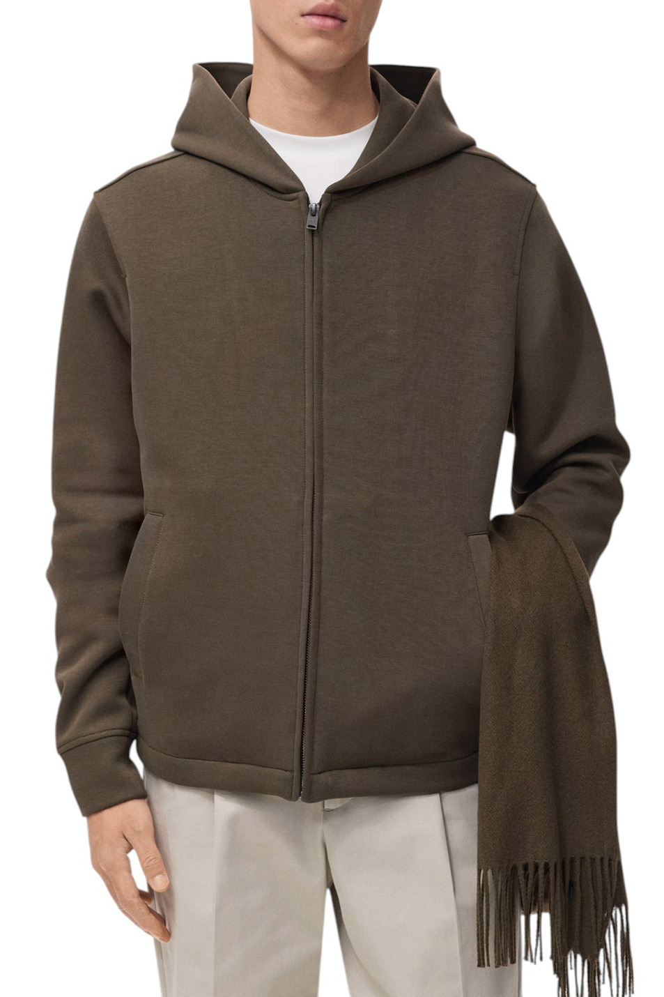 Мужской Mango Man Толстовка BADY с капюшоном (цвет ), артикул 17075998 | Фото 3