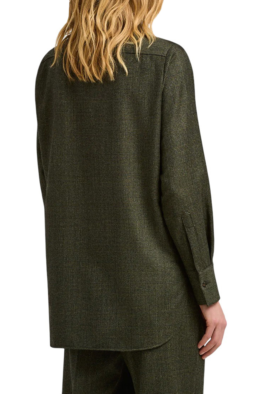 Женский Kiton Рубашка из шерсти (цвет ), артикул D52451K0513G02009 | Фото 4