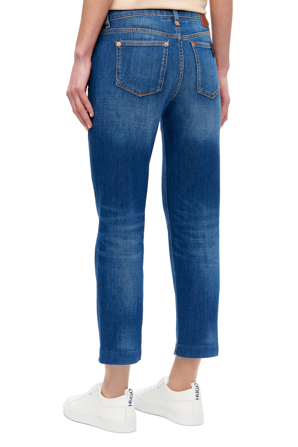 Drykorn Укороченные джинсы PASS с искусственными потертостями (цвет ), артикул 260093-80590 | Фото 2