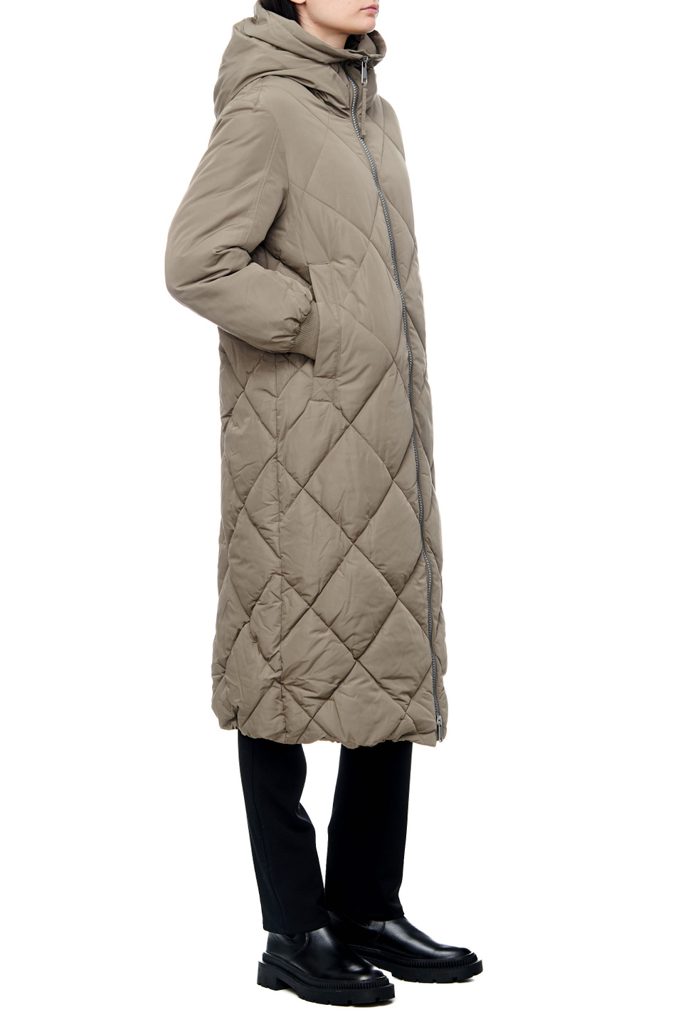Женский Taifun Однотонное стеганое пальто (цвет ), артикул 250055-11653 | Фото 5