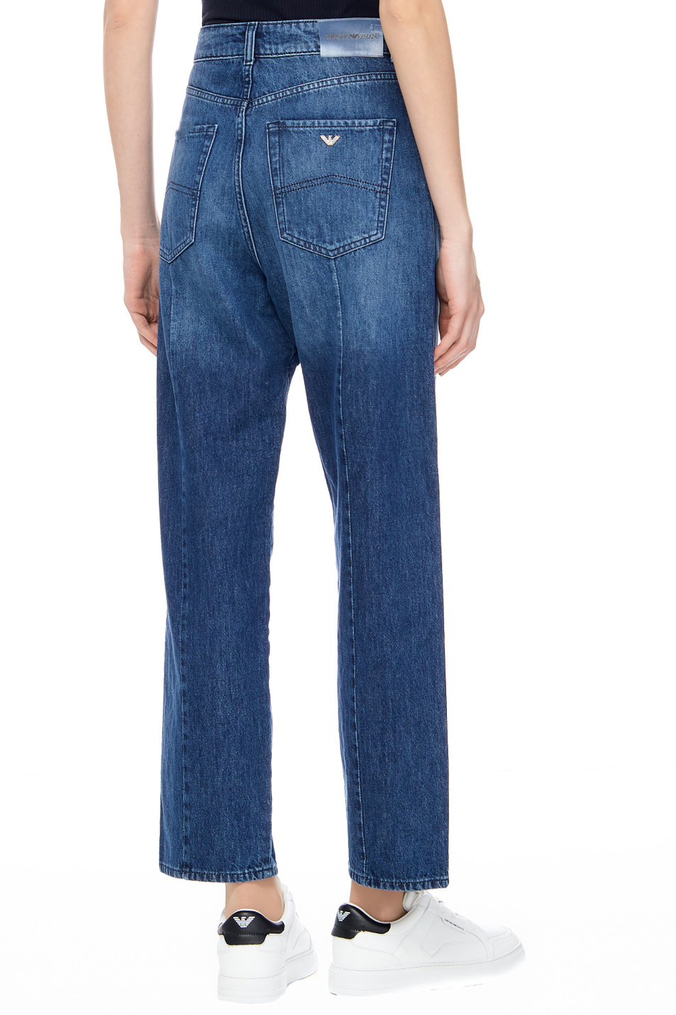 Женский Emporio Armani Джинсы из натурального хлопка (цвет ), артикул 6R2J31-2DACZ | Фото 3