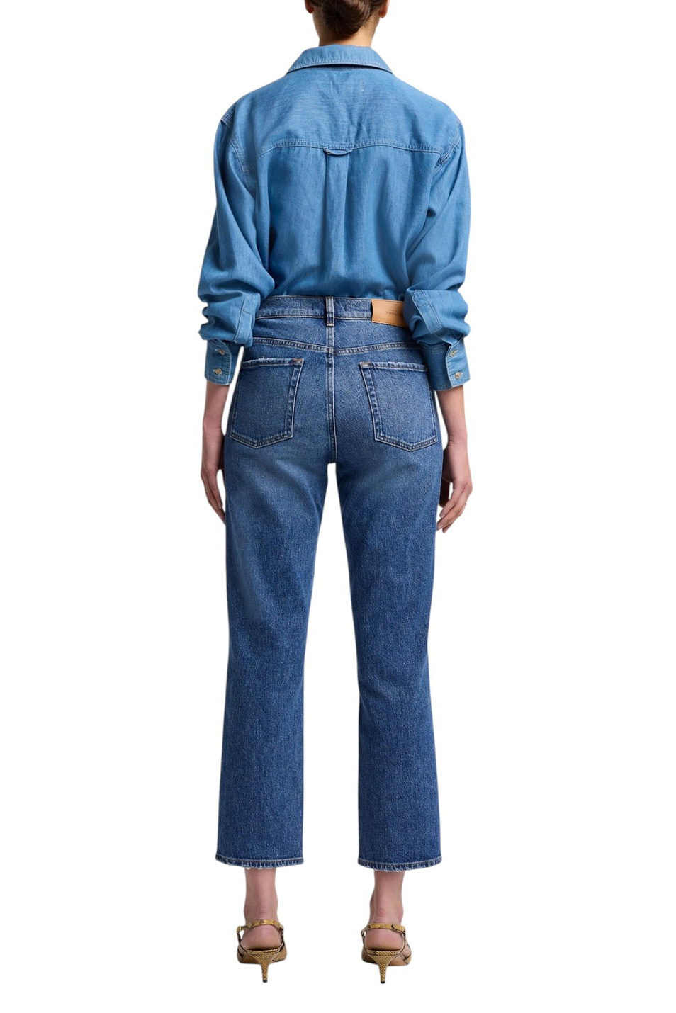 Женский 7 for all Mankind Джинсы из эластичного хлопка (цвет ), артикул 7U113C10 | Фото 5
