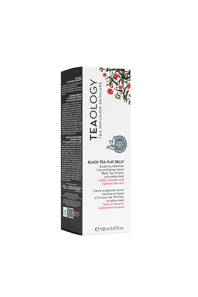 Не имеет пола Teaology Моделирующий крем для похудения для живота, бёдер и ягодиц с настоем черного чая и йерба мате Black Tea Flat Belly, 150 мл (цвет ), артикул T50290 | Фото 3