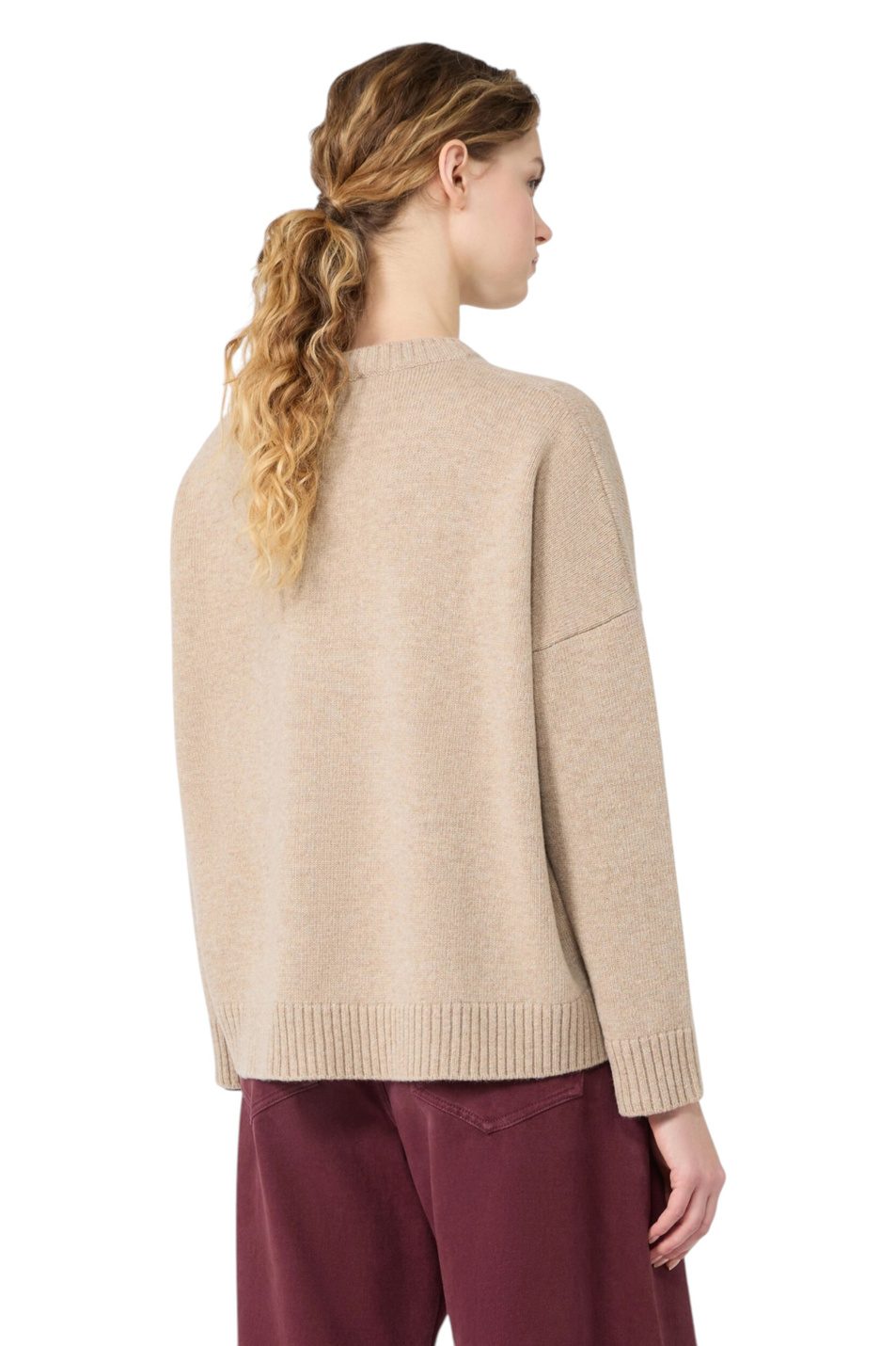 Женский Weekend Max Mara Джемпер PAVIDI из шерсти (цвет ), артикул 2625366232 | Фото 4