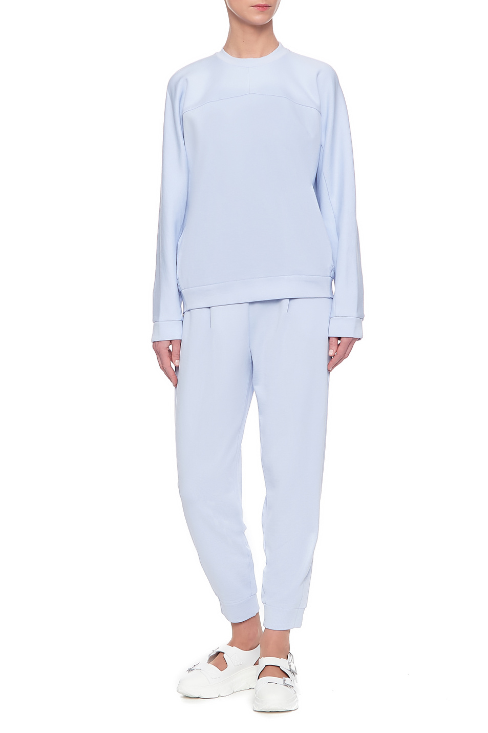 Женский Max Mara Брюки BRIC из хлопкового флиса (цвет ), артикул 37810816 | Фото 2