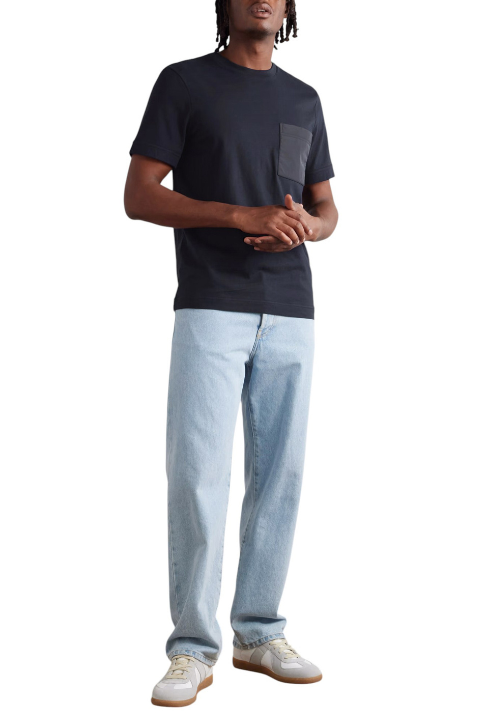 Мужской Moncler Футболка с накладным карманом (цвет ), артикул K20918C00029-89B4F | Фото 2