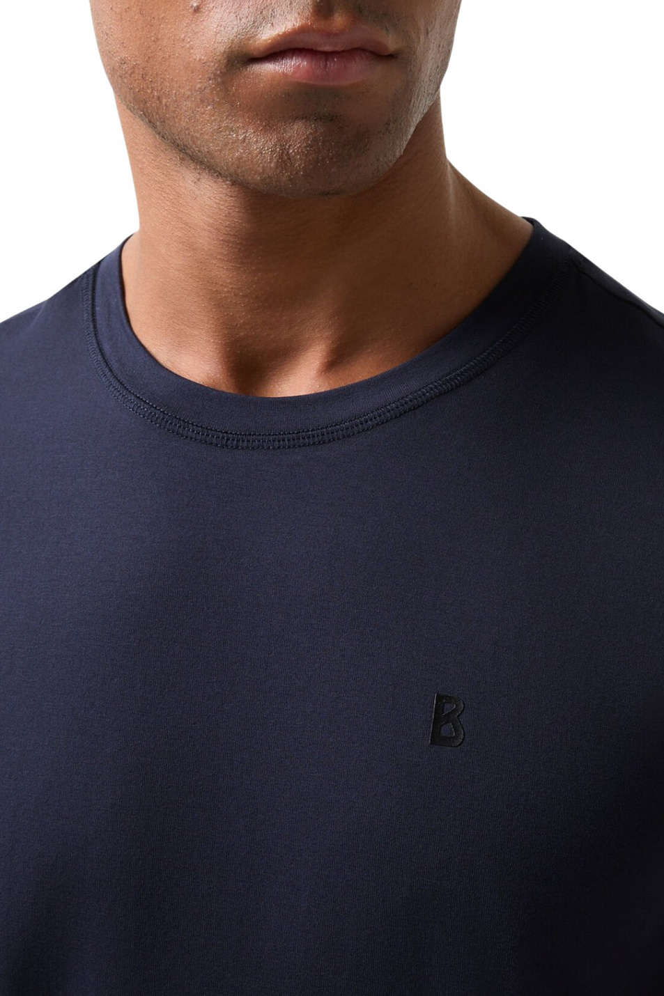 Футболка ROC из эластичного хлопка с логотипом|Основной цвет:Синий Мужской Bogner Футболка ROC из эластичного хлопка с логотипом (цвет ), артикул 58446604 | Фото 5