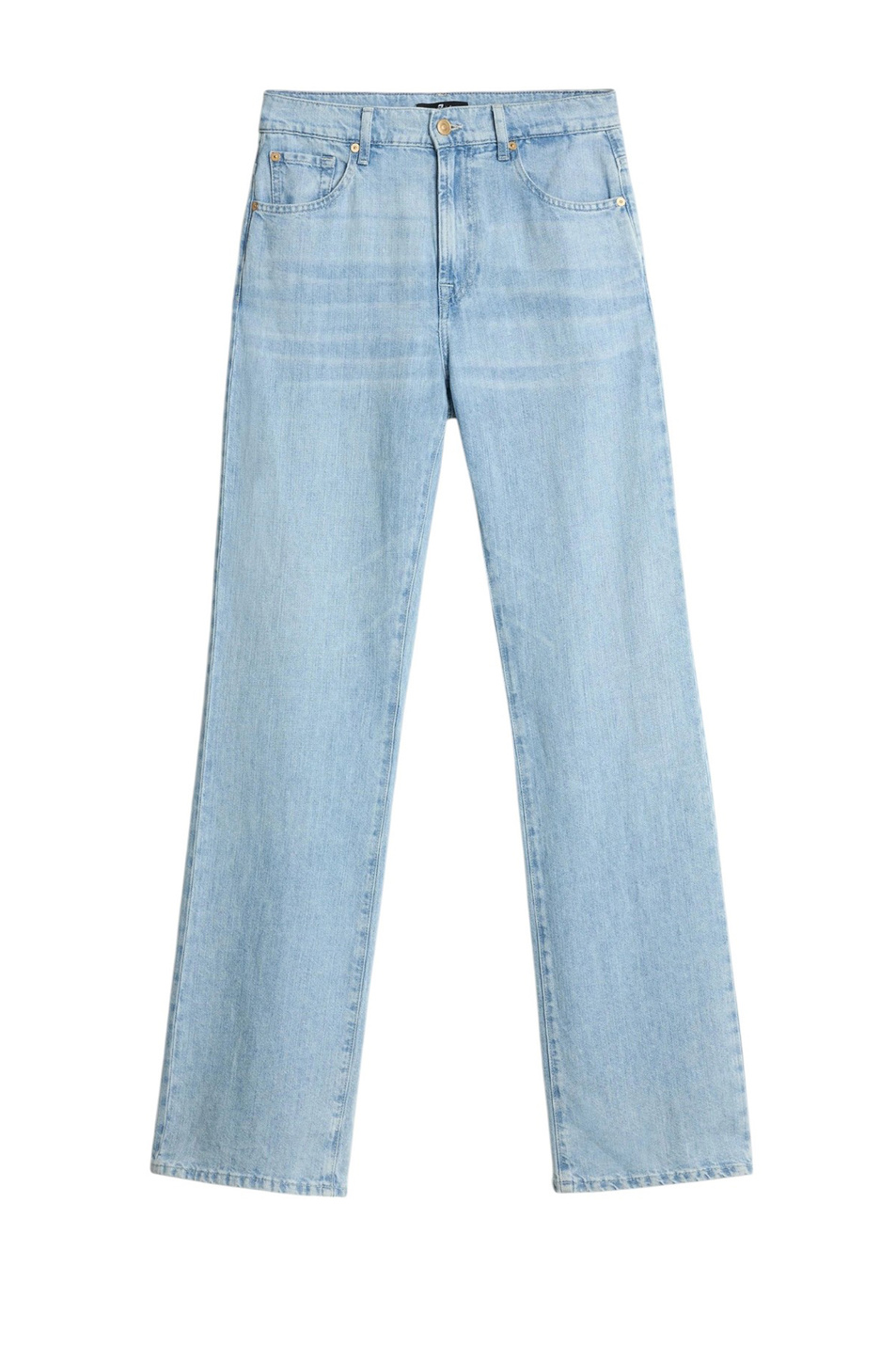 Женский 7 for all Mankind Джинсы из хлопка и льна (цвет ), артикул 7U660U03 | Фото 1