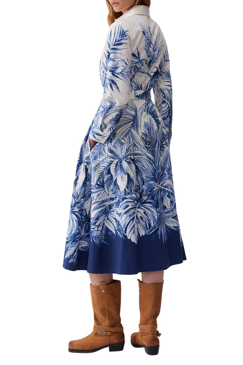 Женский Liu Jo Платье из натурального хлопка с принтом (цвет ), артикул UA6305T6299 | Фото 4