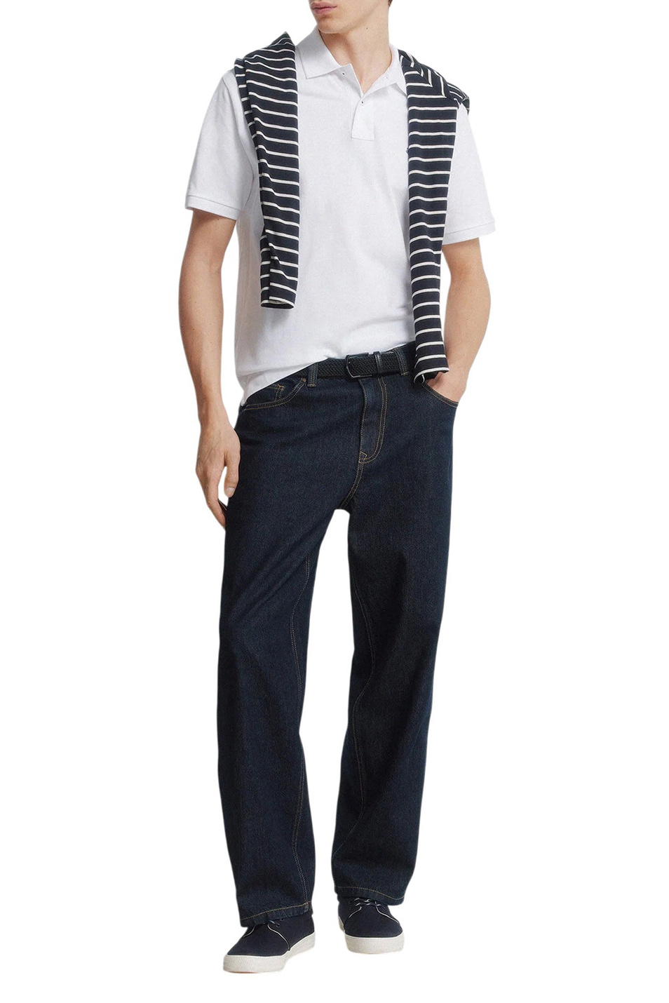 Мужской Springfield Поло из хлопка (цвет ), артикул 8551097 | Фото 2