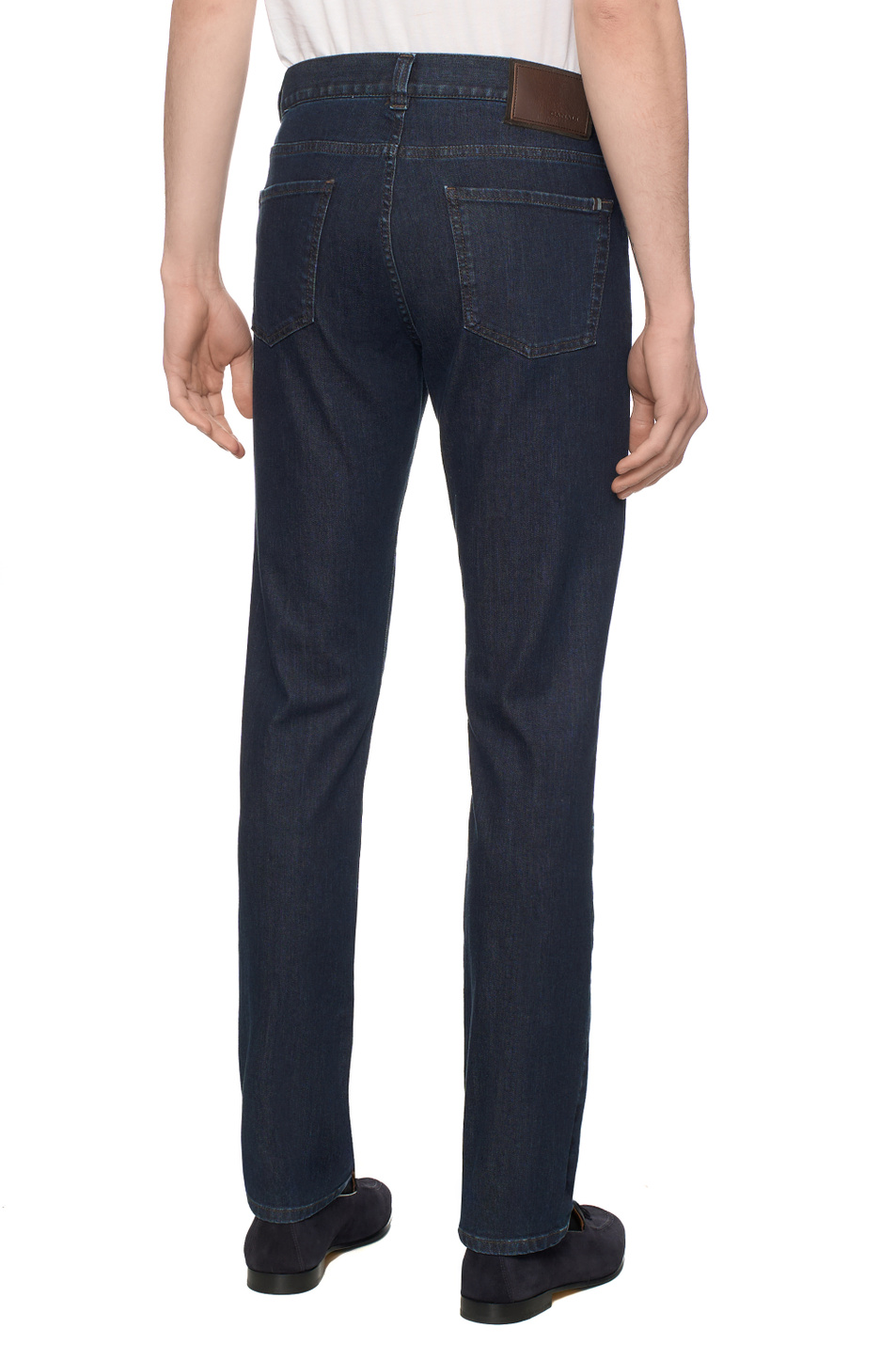 Мужской Canali Джинсы из эластичного хлопка (цвет ), артикул 91719PD00018 | Фото 5
