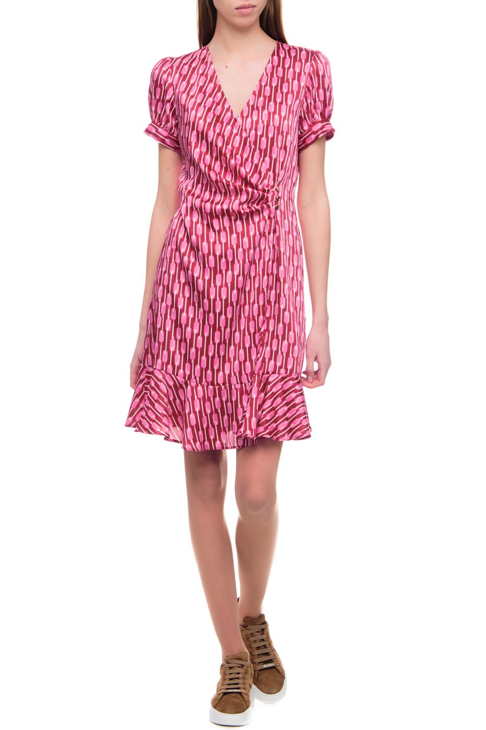 Женский iBLUES Платье SANDRO с запахом (цвет ), артикул 2372210531 | Фото 3