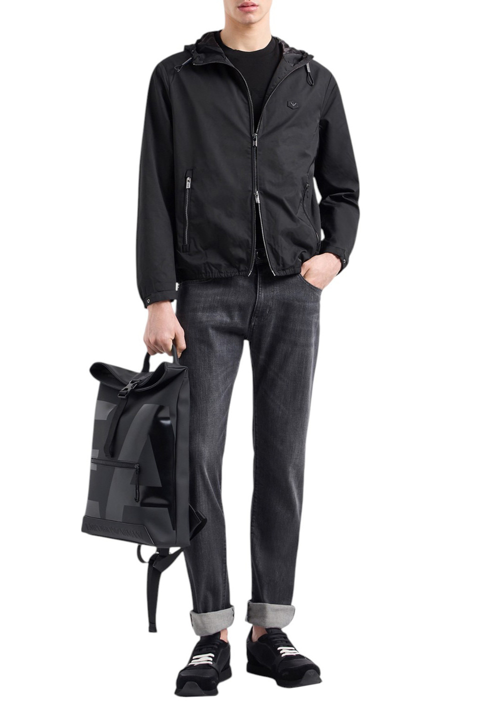 Мужской Emporio Armani Футболка из натурального хлопка (цвет ), артикул 8N1TD2-1JGYZ | Фото 2