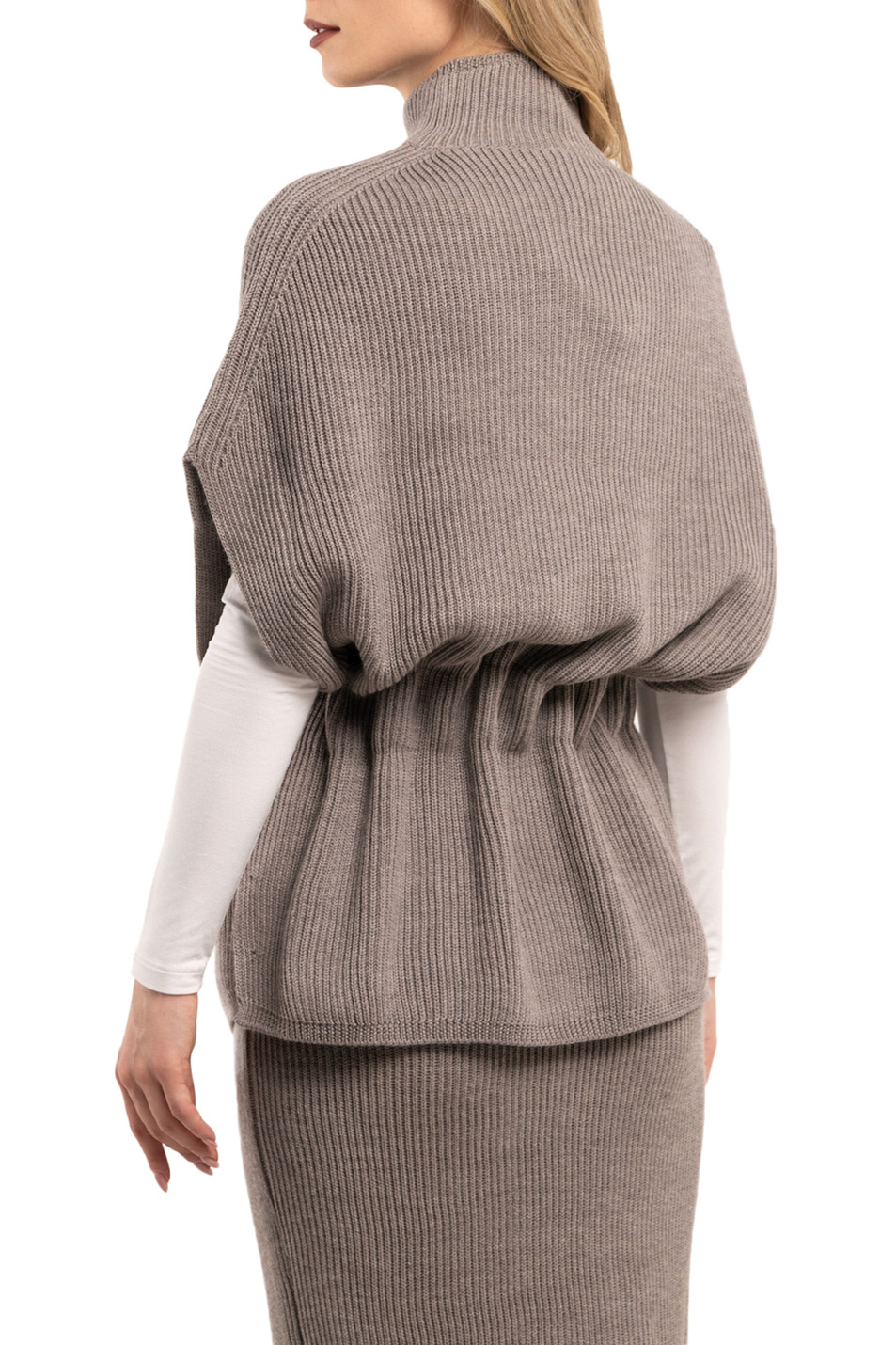 Женский Max Mara Накидка FULMINE из натуральной шерсти (цвет ), артикул 37360206 | Фото 3