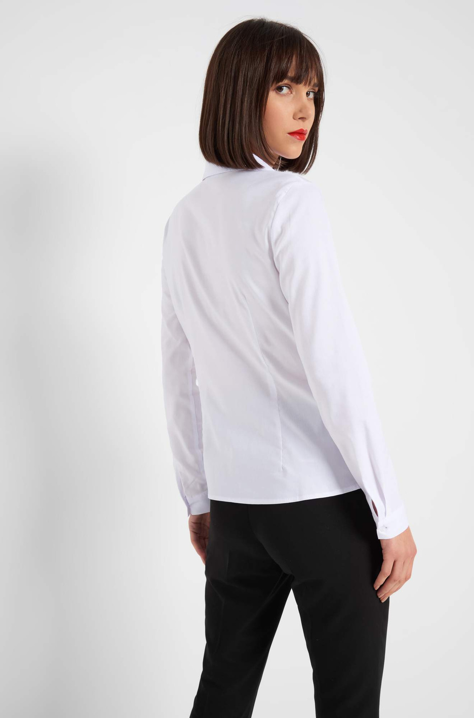 Orsay Приталенная рубашка из смесового хлопка (цвет ), артикул 690176 | Фото 4