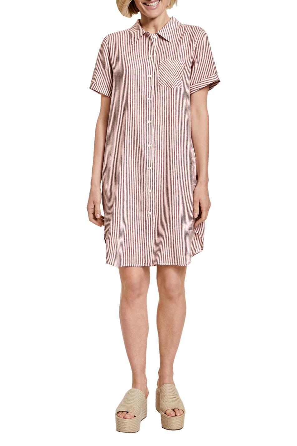 Женский Gerry Weber Платье-рубашка в полоску (цвет ), артикул 685005-66425 | Фото 3