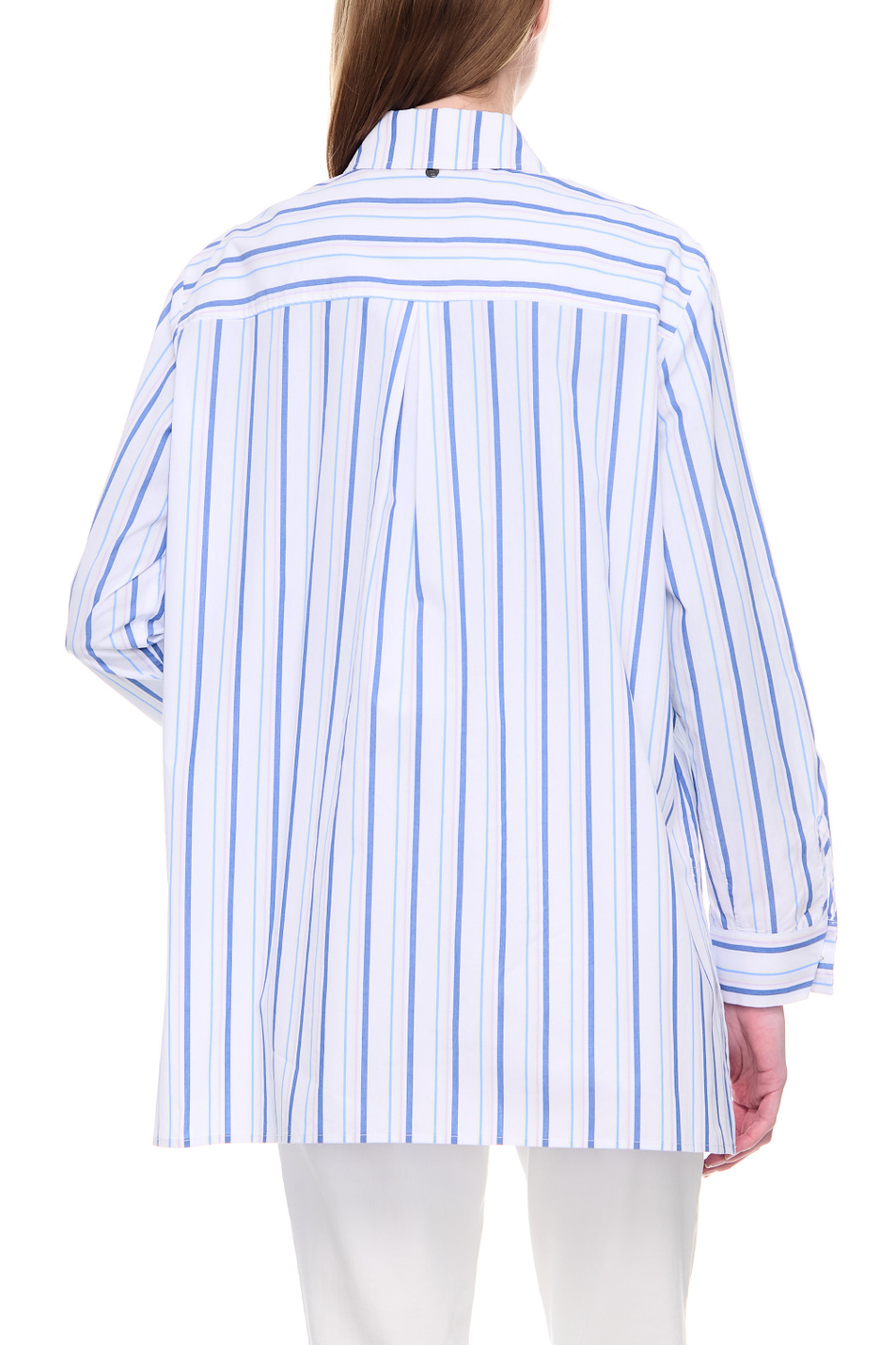 Женский Gerry Weber Рубашка из натурального хлопка в полоску (цвет ), артикул 860016-66423 | Фото 6