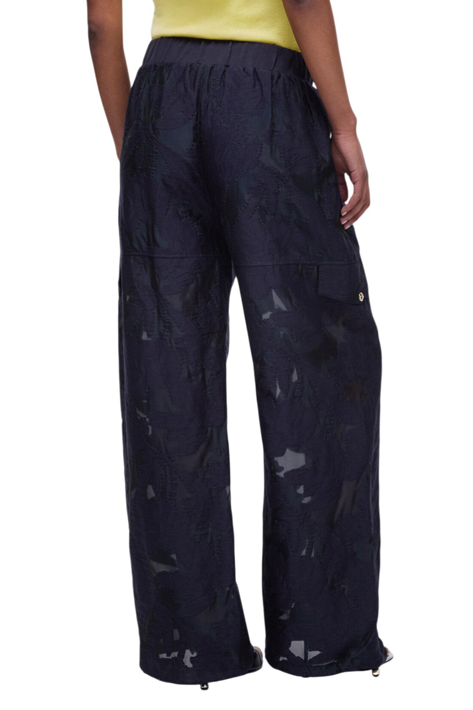 Женский Liu Jo Брюки из жаккардовой органзы (цвет ), артикул TA6201T345A | Фото 4