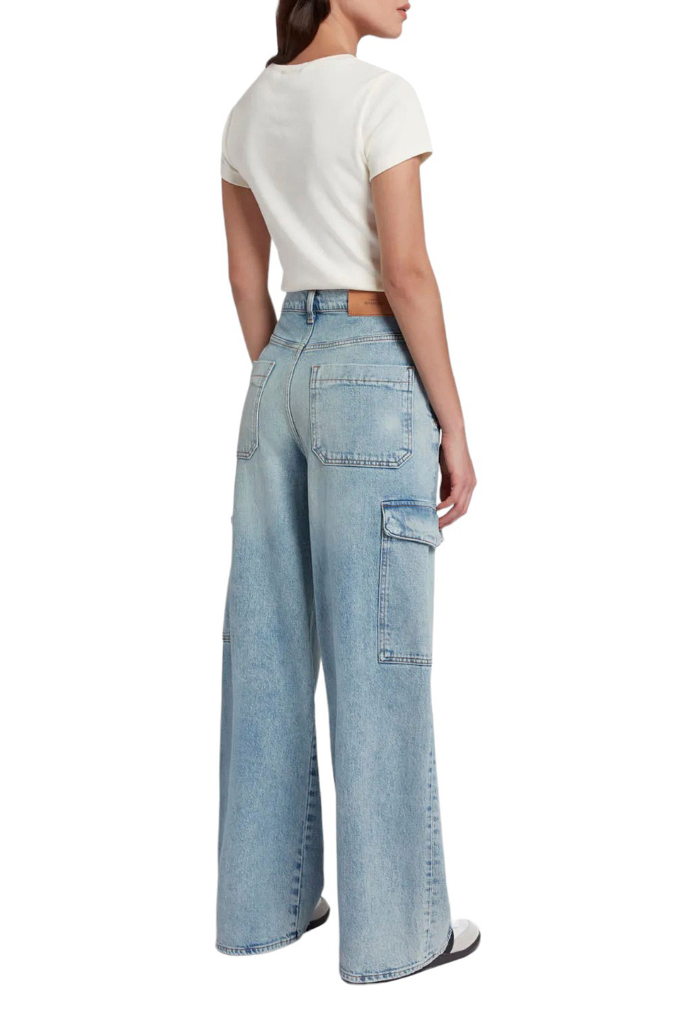 Женский 7 for all Mankind Джинсы CARGO из эластичного хлопка (цвет ), артикул JSCUC650FR | Фото 3