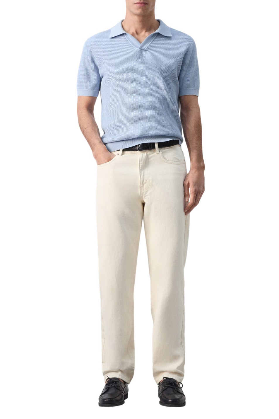 Мужской Mango Man Поло SALAS из хлопка (цвет ), артикул 27094425 | Фото 2