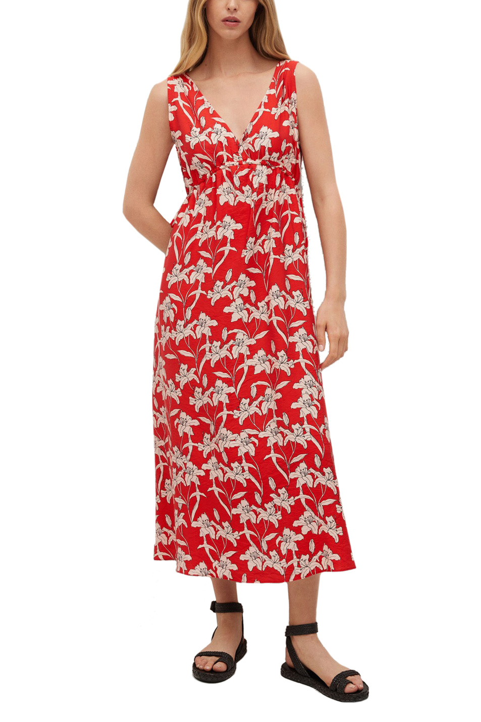 Женский Mango Платье BECCA с V-образным вырезом (цвет ), артикул 17032012 | Фото 2