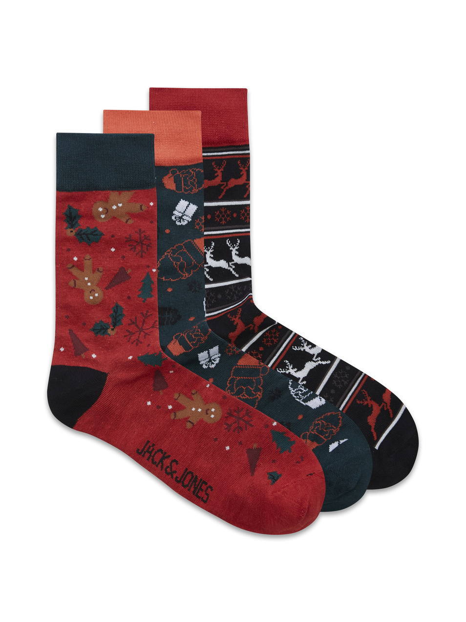 Jack & Jones Комплект носков REINDEER GIFTBOX (цвет ), артикул 12179701 | Фото 1