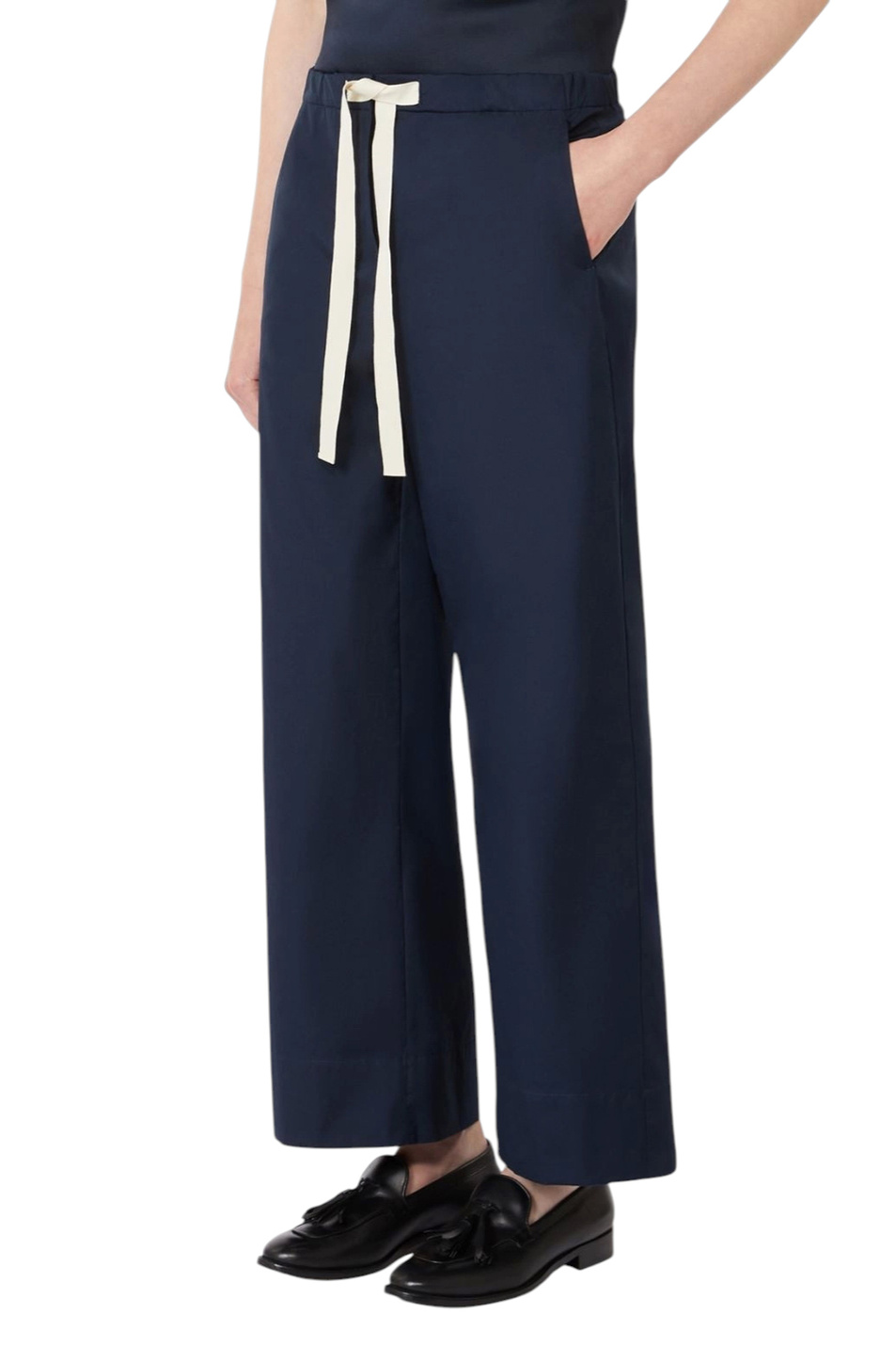 Женский Max Mara Брюки ARGENTO из хлопка (цвет ), артикул 2619131023 | Фото 3