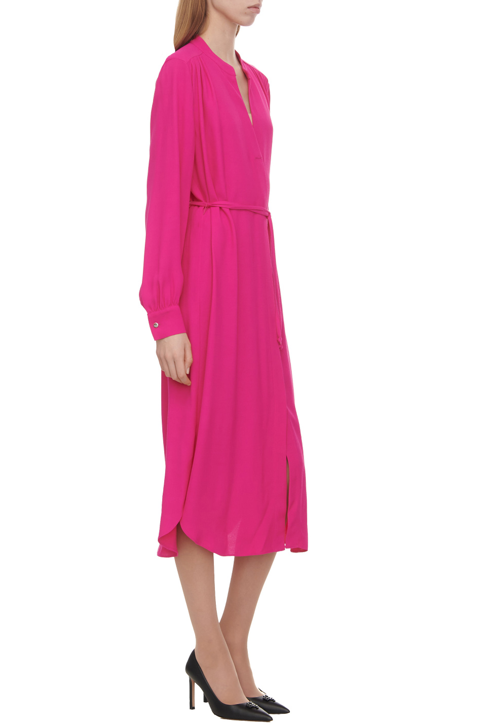 Женский BOSS Платье-рубашка с поясом (цвет ), артикул 50496388 | Фото 2