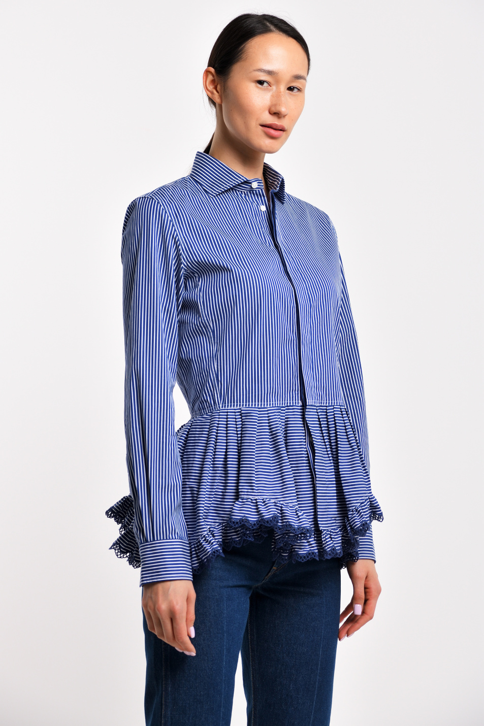 Женский Polo Ralph Lauren Рубашка из натурального хлопка (цвет ), артикул 211780652001 | Фото 8