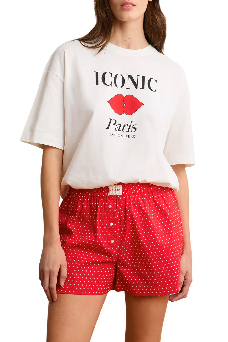 Женский Etam Шорты BOYFRIEND из смесового хлопка (цвет ), артикул 6557582 | Фото 2