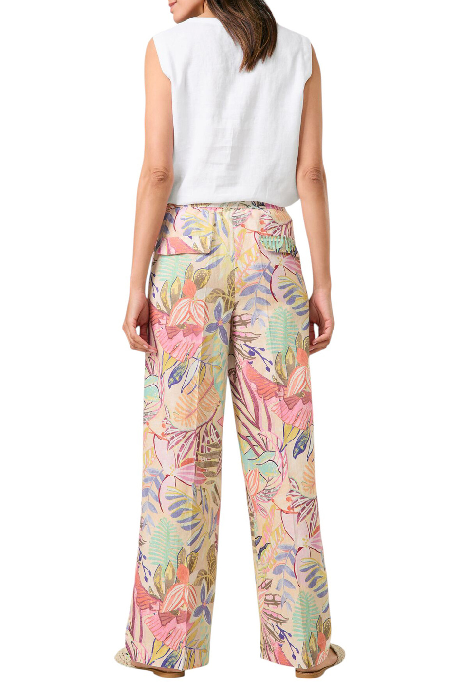 Женский Gerry Weber Брюки из льна (цвет ), артикул 520035-31236 | Фото 4