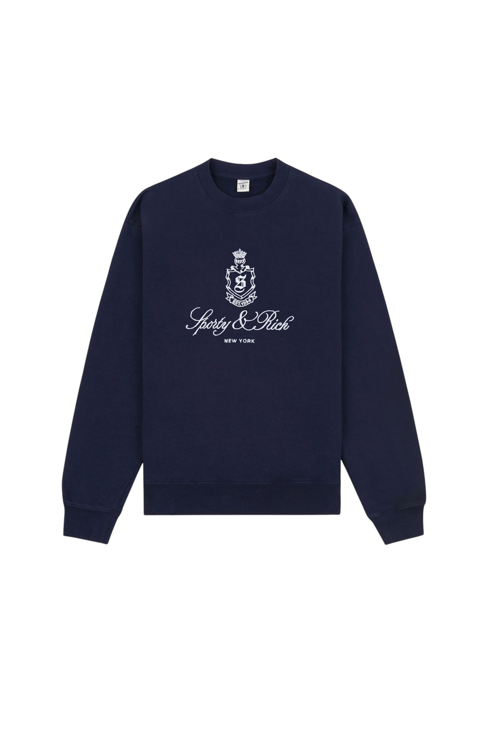 Женский Sporty & Rich Свитшот Vendome Embroidered с логотипом (цвет ), артикул ST071602231BL106 | Фото 1