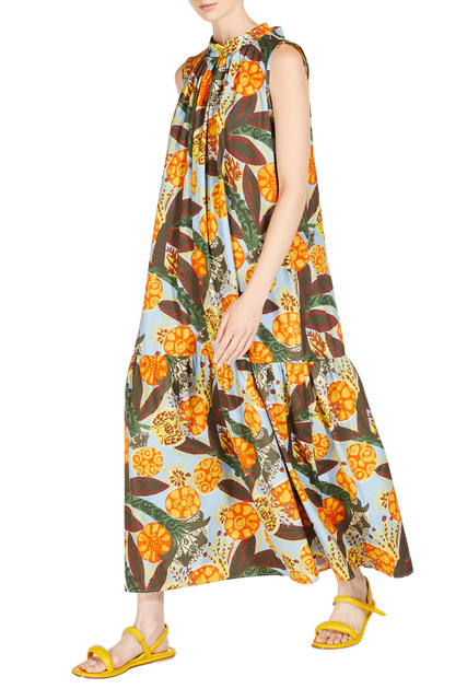 Платье VERDUN из натурального хлопка с принтом|Основной цвет:Мультиколор|Артикул:2352211531 | Фото 2