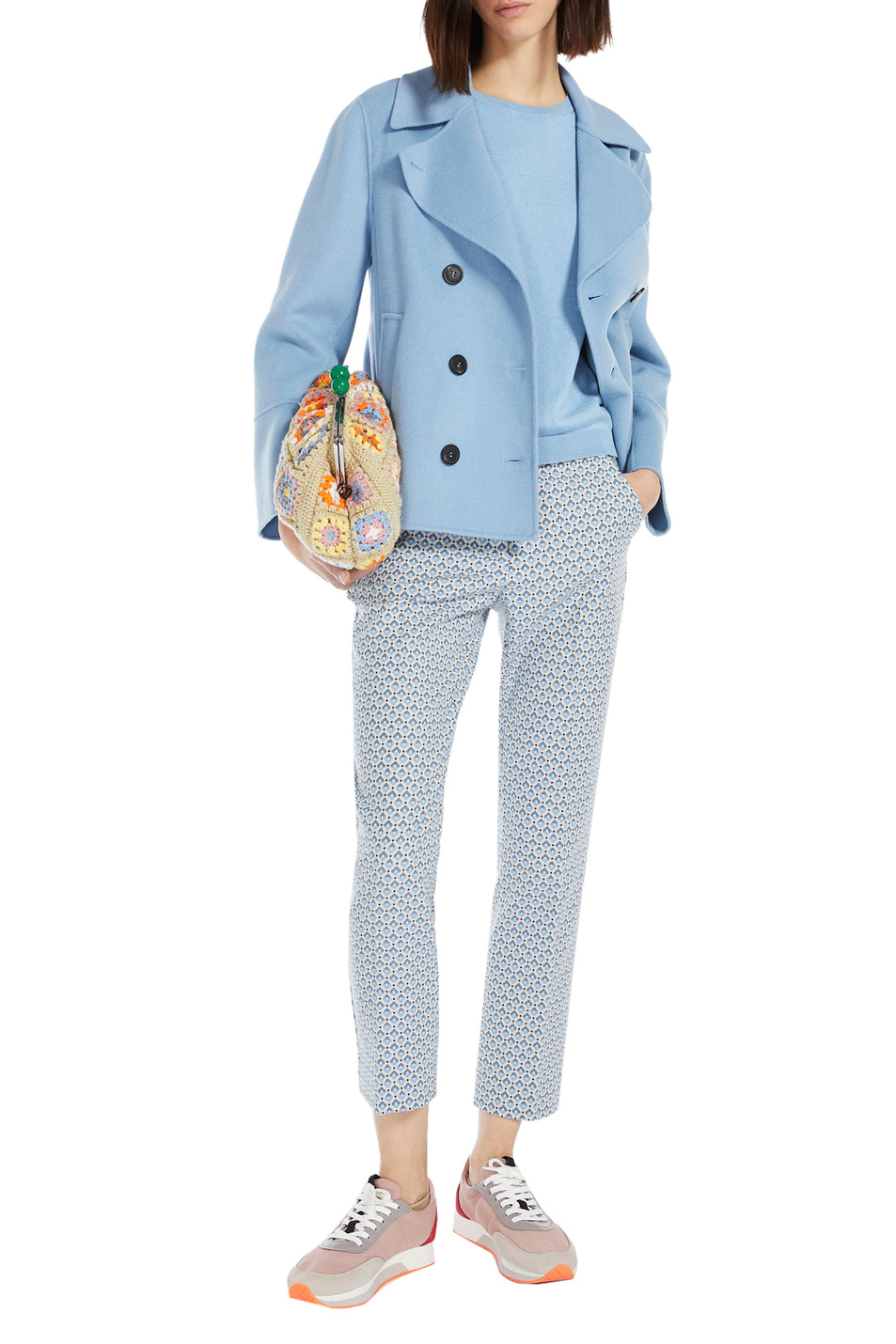 Женский Weekend Max Mara Джемпер ZIBETTO из смесовой пряжи из шелка и хлопка (цвет ), артикул 2353610237 | Фото 2
